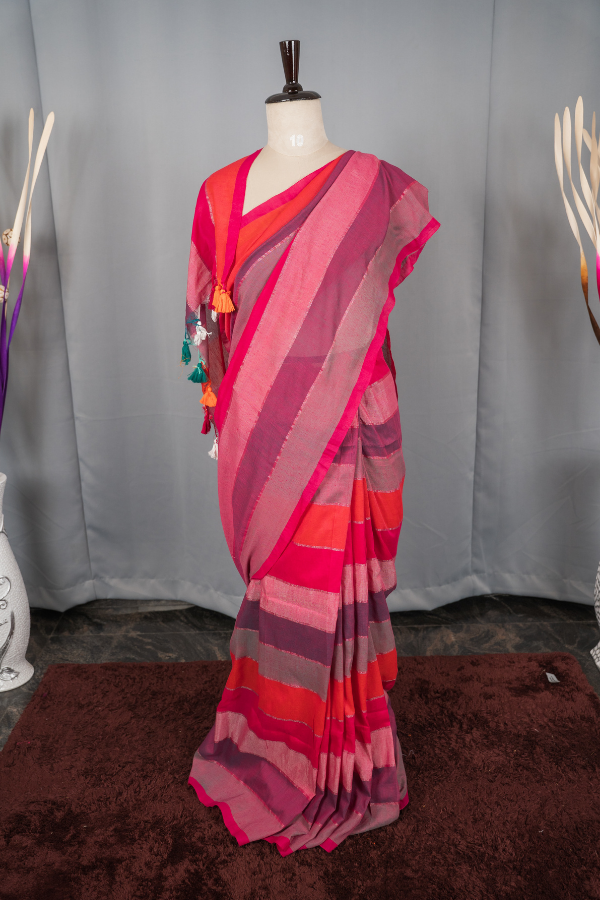 Pure Soft Mull Cotton Saree