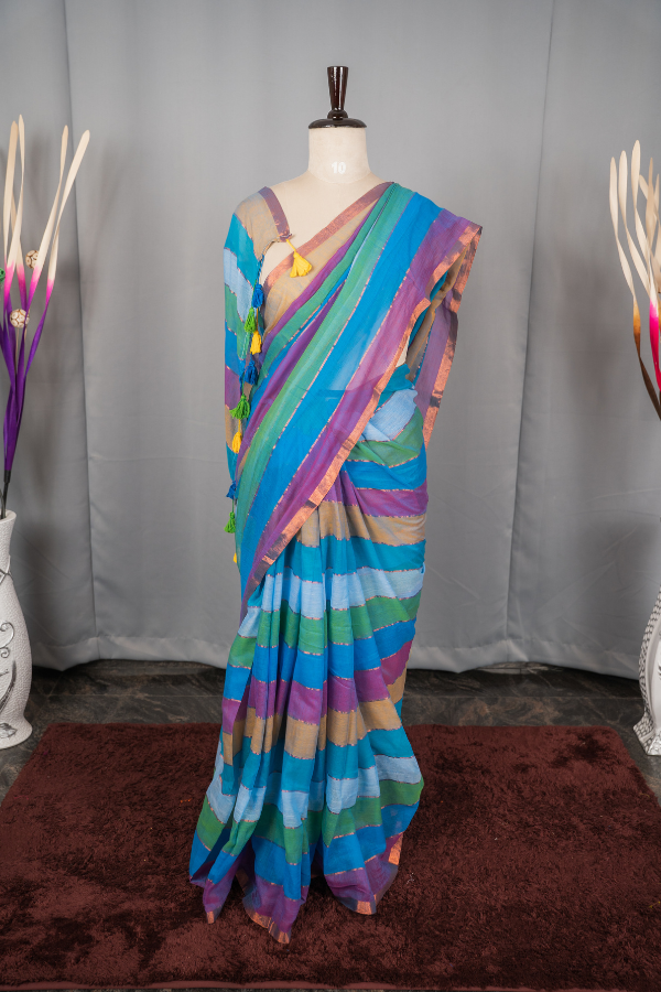 Pure Soft Mull Cotton Saree - Image 20