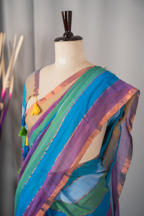 Pure Soft Mull Cotton Saree - Image 21