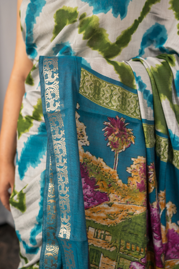 Mul Mul Cotton Lahariya Design - Image 10