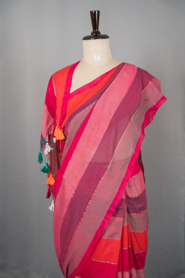 Pure Soft Mull Cotton Saree - Image 10