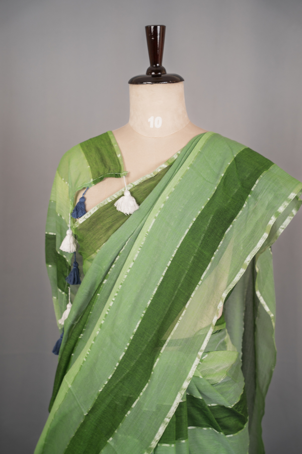Pure Soft Mull Cotton Saree - Image 5