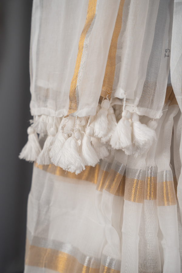 Pure Soft Mull Cotton Saree - Image 19