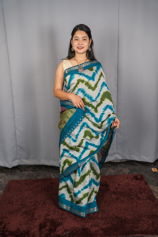 Mul Mul Cotton Lahariya Design