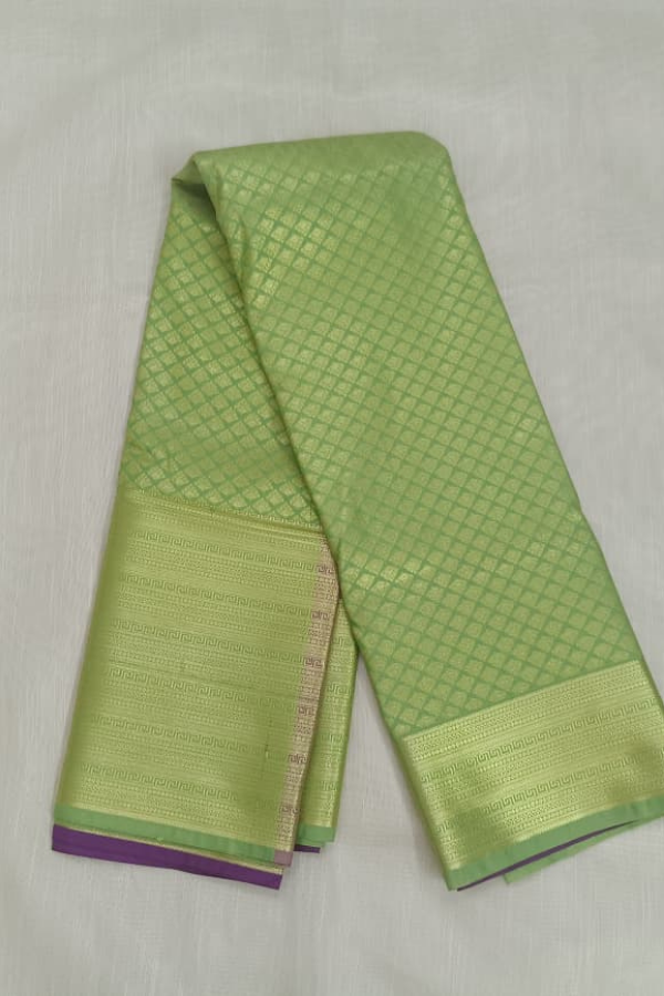 Light Green - Kanchipuram Silks Sarees(wedding)