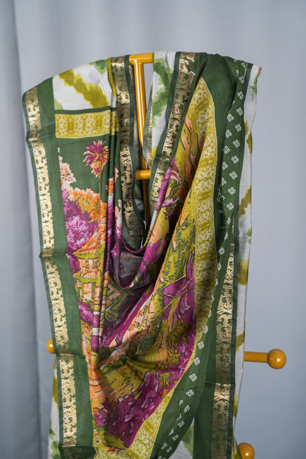 Mul Mul Cotton Lahariya Design - Image 2