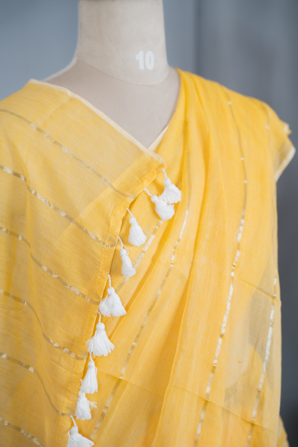 Pure Soft Mull Cotton Saree - Image 25