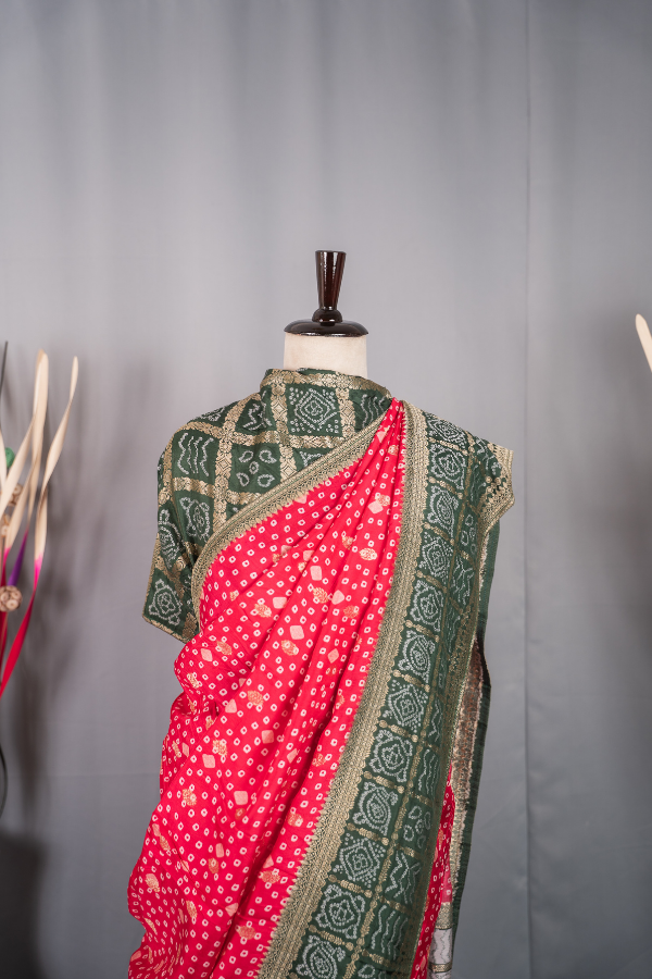 Pure Bandhani Silks - Bandhani - Image 5