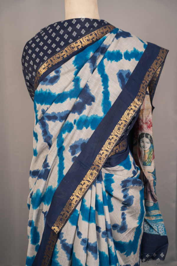Mul Mul Cotton Lahariya Design - Image 4