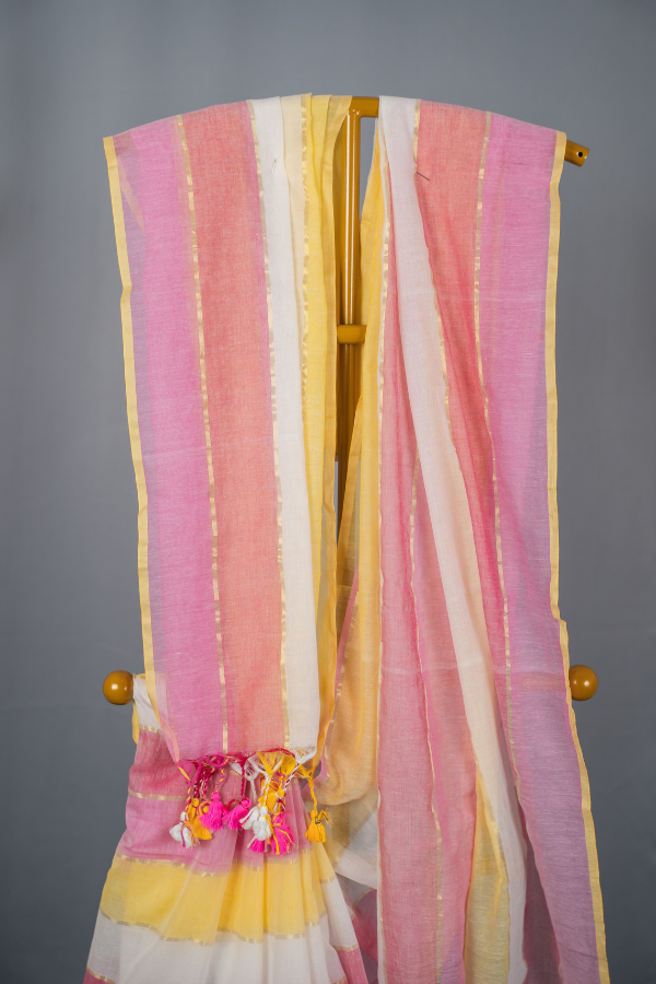 Pure Soft Mull Cotton Saree - Image 15