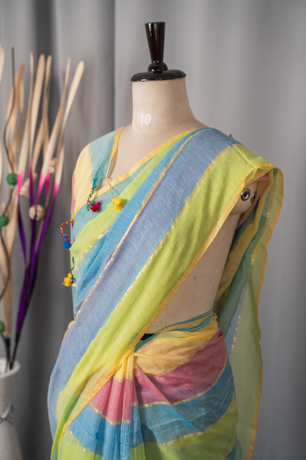 Pure Soft Mull Cotton Saree - Image 27